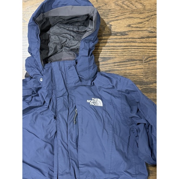 The North Face Mens HyVent Hooded Jacket Blue Medium Waterproof